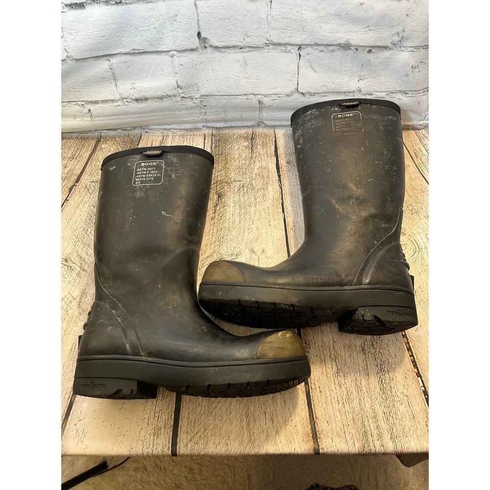 BOGS Men’s Workman Composite Knee Steel Toe Work Boots / Size: 9 - Picture 4 of 11